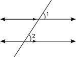 FR FR I NEED HELP ANYBODY The figure below shows parallel lines cut by a transversal: A pair of par