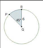 Which statements are true about circle Q? Select three options. The ratio of the measure of central