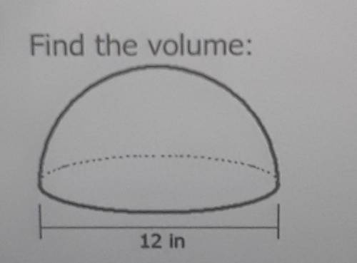 Find the volume with the explanation if possible <3