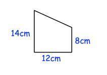 A frame is made from wire. The frame is a trapezium Calculate the total amount of wire needed to ma