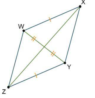 Consider quadrilateral WXYZ.

Based on the information given, is the quadrilateral a parallelogram