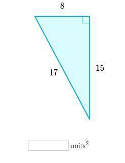 What is the area of the triangle? C: pls help lol