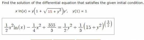 Find the solution of the differential equation that satisfies the given initial condition.