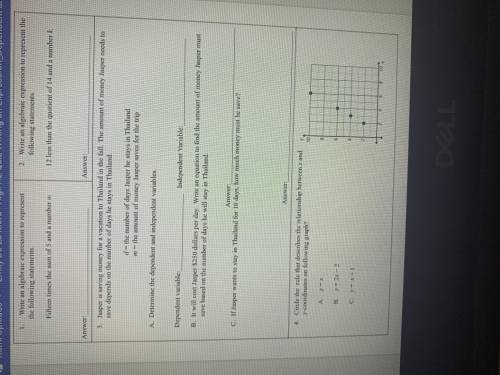 Can someone please help me with this whole page ? Please it needs to be done ASAP!