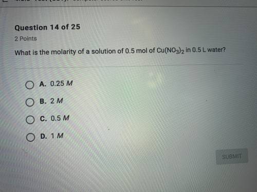 Please help i have a huge chem test!
