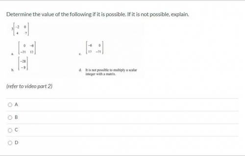 Please help! Correct answer only, please! I chose C as my answer on my first attempt, but it was in