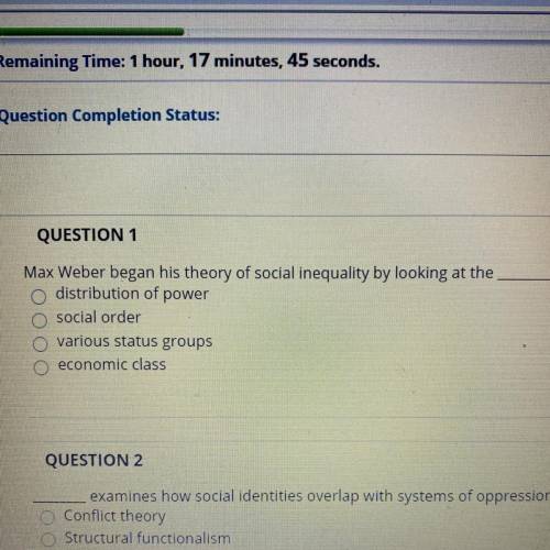 What does max weber began his theory of social inequality by looking at
