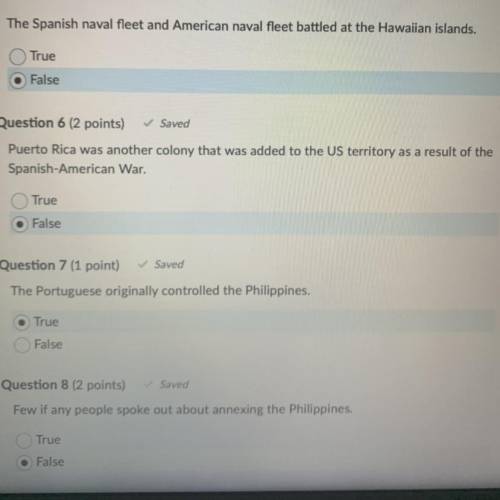 Can someone tell me if my answers are right?
