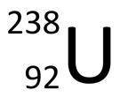 (a) Complete the following sentences for an atom of uranium-238. (2)

mass number: number of proto