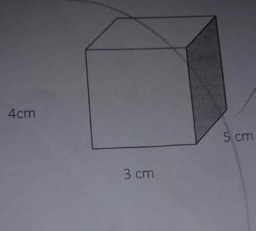 Calculate the volume in litres of the cuboid shown above