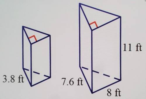 Analyze the diagram below and complete the instructions that follow.

The two triangular prisms ar