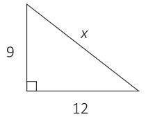Solve for x in the diagram.