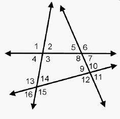 NEED ANSWER ASAP In the diagram, which two angles must be supplementary with angle 6? Angle 5 and A