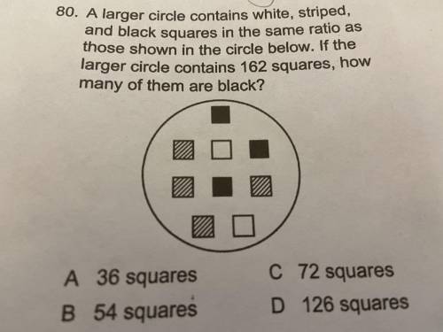 a large circle contains white,stripped,and black squares in the same ratio as those shown in the ci