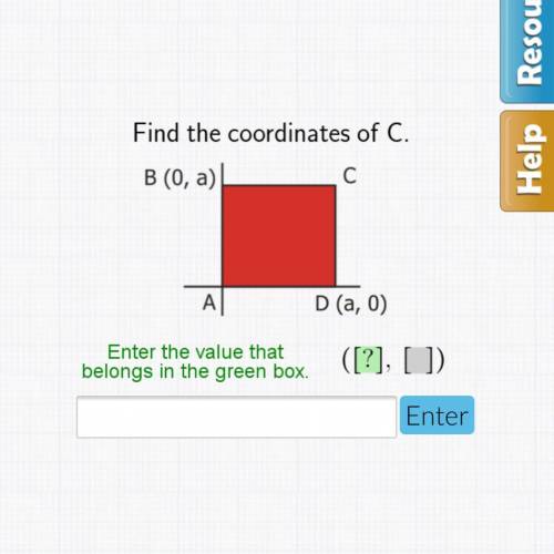 Find the coordinates of C