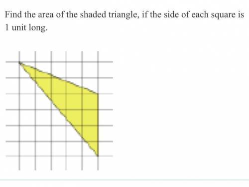 Please help with how to find the area of the shape with work