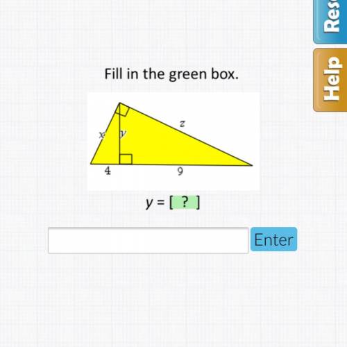 Fill in the green box.