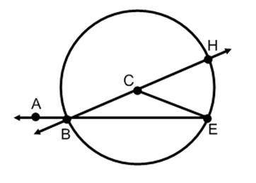 Use the diagram of Circle C below to answer the questions. Assume m