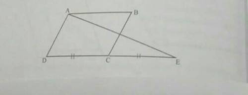 ABCD is a parallelogram.

Given that,DC = CE prove that,area of the ADE triangle is equal to the