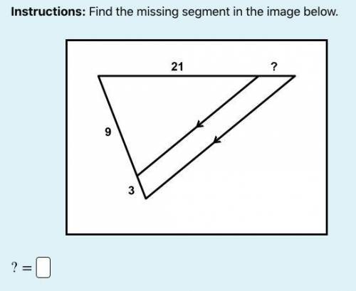 Find the missing segment.