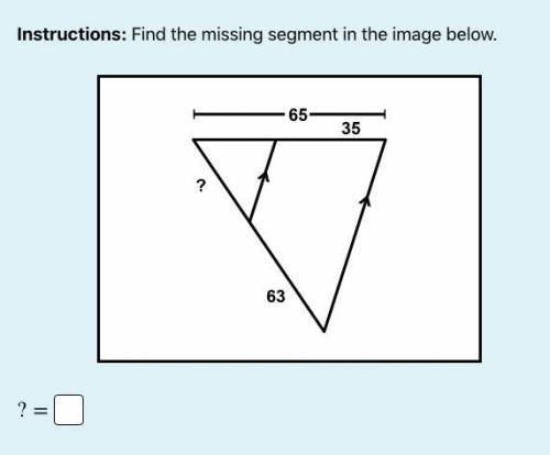 Find the missing segment in the image.