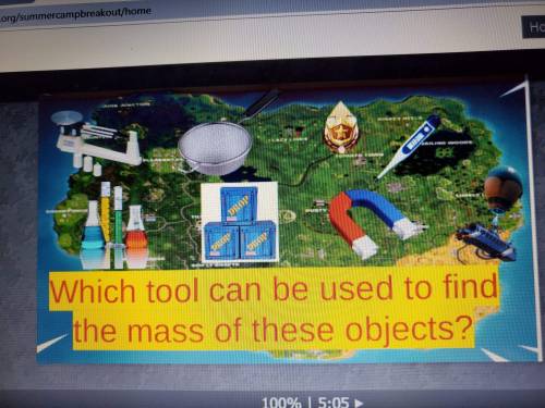Which tool can be used to find the mass of these objects. Has to be a 3 word answer and it is not t