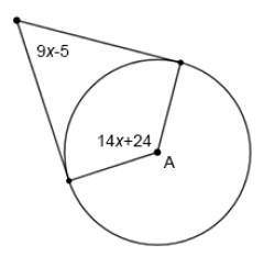 Determine the measure of obtuse angle A. answers: A) 130° B) 122° C) 58° D) 7°