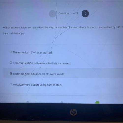 Plzzz fastttt answerrr

Which answer choices correctly describe why the number of known elements m