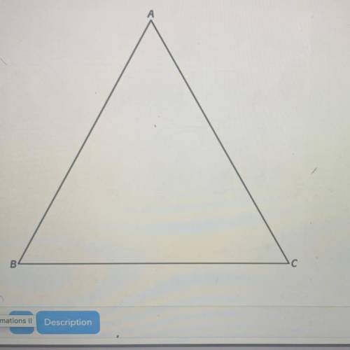 ABC is an equilateral triangle. Find the angle of rotation that maps A to C.