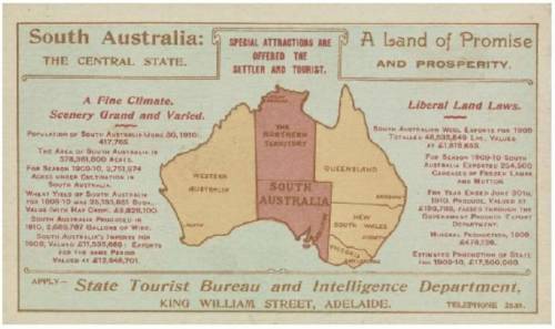 Based on the image, what was the greatest effect of migration on South Australia in this period? In
