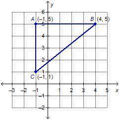 Triangle ABC is shown on the grid. What is the perimeter of triangle ABC?

A. 9 + √21 units B. 9 +