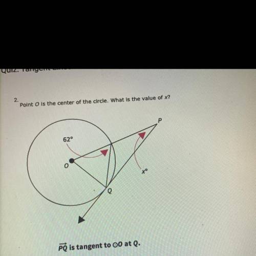 Point P is the center of the circle what is the value of X￼