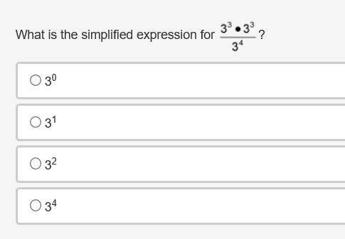 What is the simplified expression for...