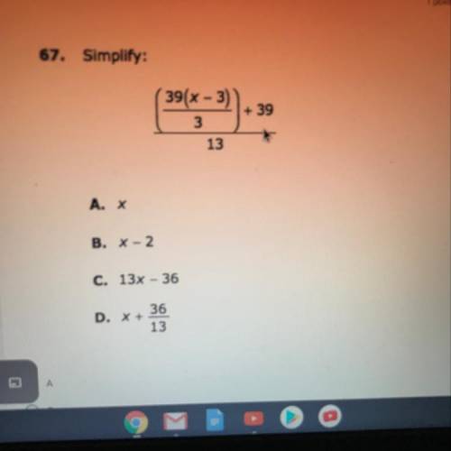 Please help me simplify this equation