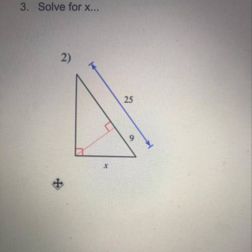 Solve for x.....................