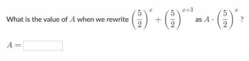 What is the value of A when we rewrite... (PLZ HELP QUICK)