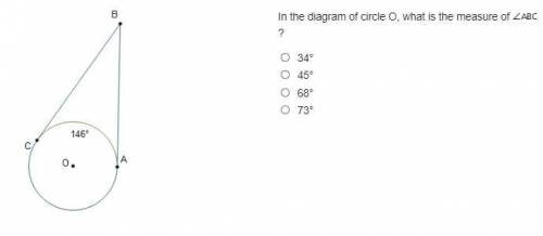 WILL GIVE BRIANLIEST Circle O is shown. Tangents B C and B A intersect at point B outside of the ci
