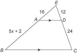 Solve for x. Enter your answer in the box. x =
