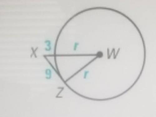 Calculate the radius and diameter of the circle