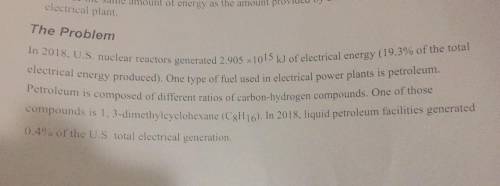 Use the balanced combustion reaction above to calculate the enthalpy of combustion for C8H16. C8H16