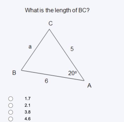 Help me, please. What is the length of BC?