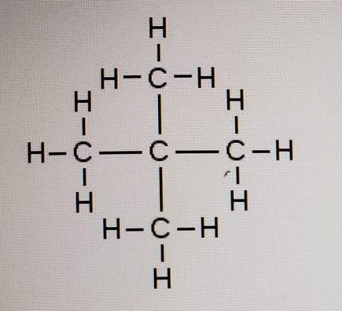 Which describes the molecule shown below?

A) Saturated Alkane B) Saturated Alkene C) Unsaturated