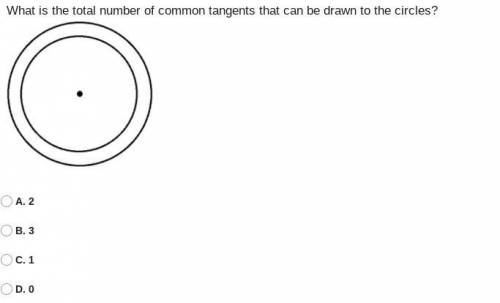 What is the total number of common tangents that can be drawn to the circles?