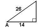 Please explain: Find the measure of angle A. a. 32 b. 57 c. 59 d. No angle exists.