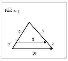 Find x and y, please solve with steps and leave answers in fraction form, THANK YOU