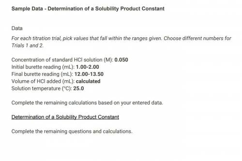 Concentration of standard HCl solution (M) 0.050 Saved Table view List view Trial 1 Trial 2 Initial