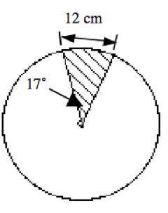 Find the radius of a circle that has an arc whose central angle measures 17 degrees and has a lengt