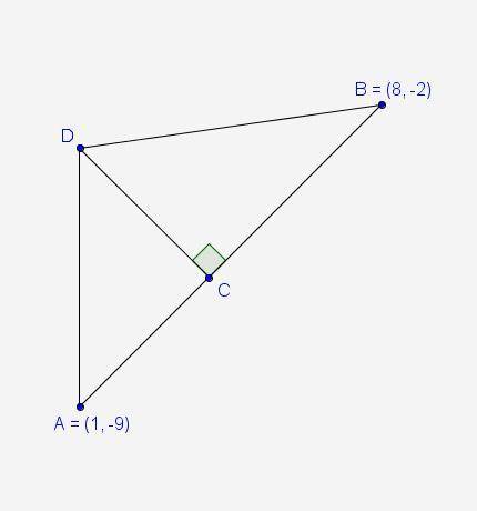 In the diagram, the areas of and are in a ratio of 3 : 4. What are the coordinates of point C? A. (