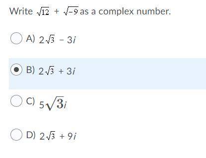 2. Write as a complex number.