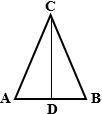Given: ΔABC, AC = BC, AB = 3 CD ⊥ AB, CD = √3 Find: AC